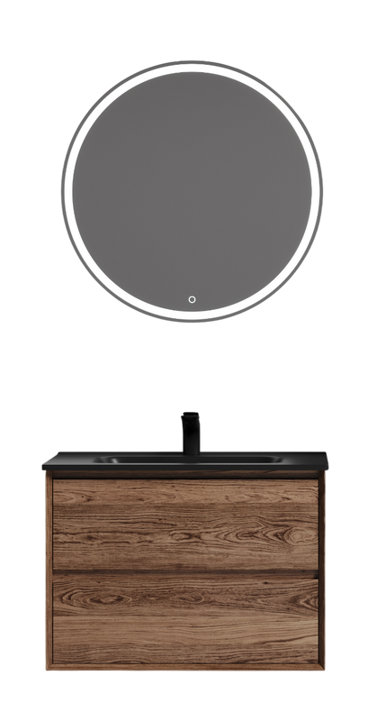 Мебель для ванной комнаты Sancos Marmi 1.0 70 дуб чарльстон, раковина CN7007MB