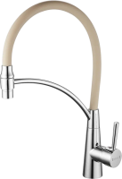Смеситель для кухни Shevanik S743-2 с гибким изливом, хром