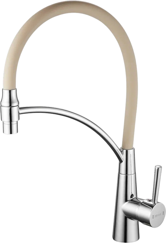 Смеситель для кухни Shevanik S743-2 с гибким изливом, хром