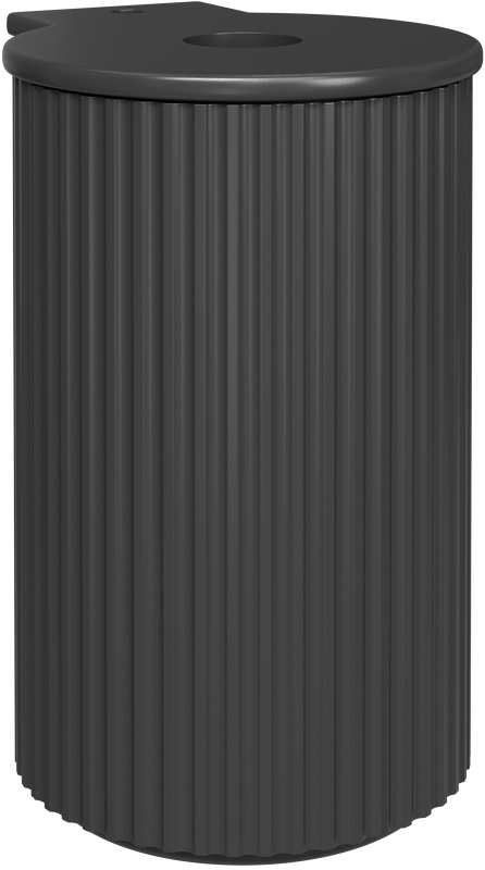 Тумба под раковину со столешницей STWORKI Lotus 42 antracite matt