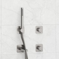 Встраиваемый смеситель для душа и ванны Wasserkraft Tauber A6451.296.298.275.100.276 С ВНУТРЕННЕЙ ЧАСТЬЮ, никель