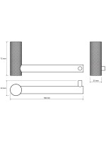 Держатель для туалетной бумаги Bemeta Auria 171212030 матововое золото-шампань