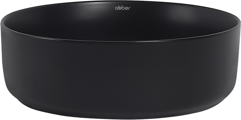 Накладная раковина Abber Bequem AC2108MB матовая черная