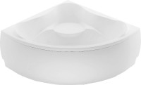 Акриловая ванна Aquanet Malta new 00205410 150x150 см, угловая, пристенная, белая, четверть круга, с каркасом, с сиденьем