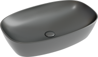 Накладная раковина Ceramicanova Element CN6049MDH темный антрацит матовая