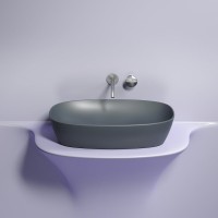 Накладная раковина Ceramicanova Element CN6049MDH темный антрацит матовая