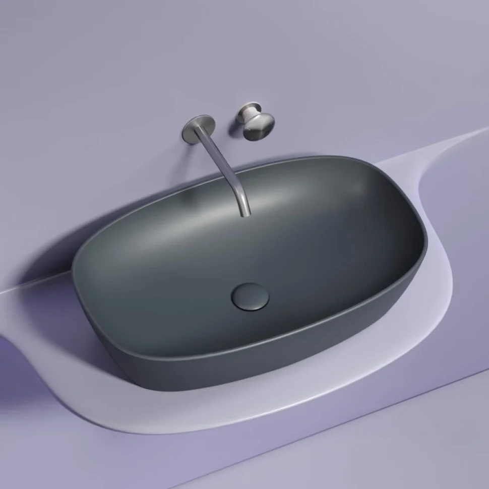 Накладная раковина Ceramicanova Element CN6049MDH темный антрацит матовая