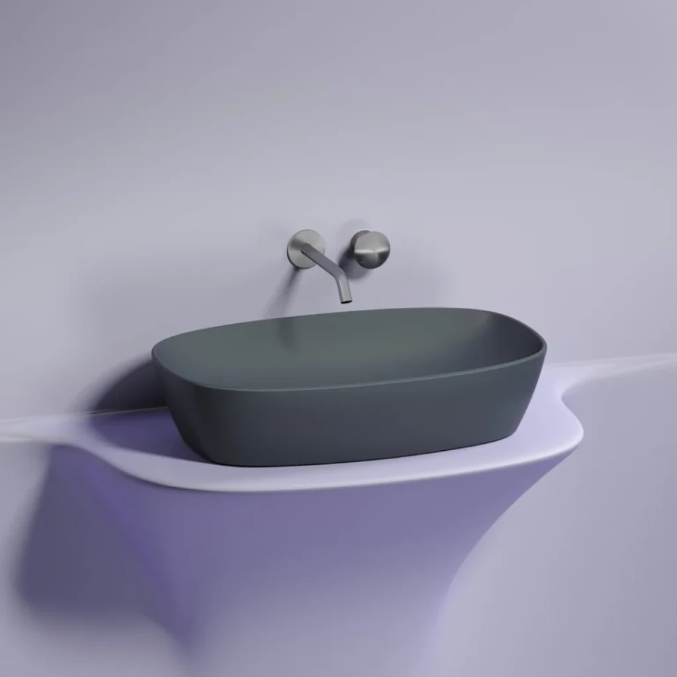 Накладная раковина Ceramicanova Element CN6049MDH темный антрацит матовая