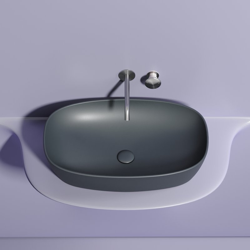 Накладная раковина Ceramicanova Element CN6049MDH темный антрацит матовая