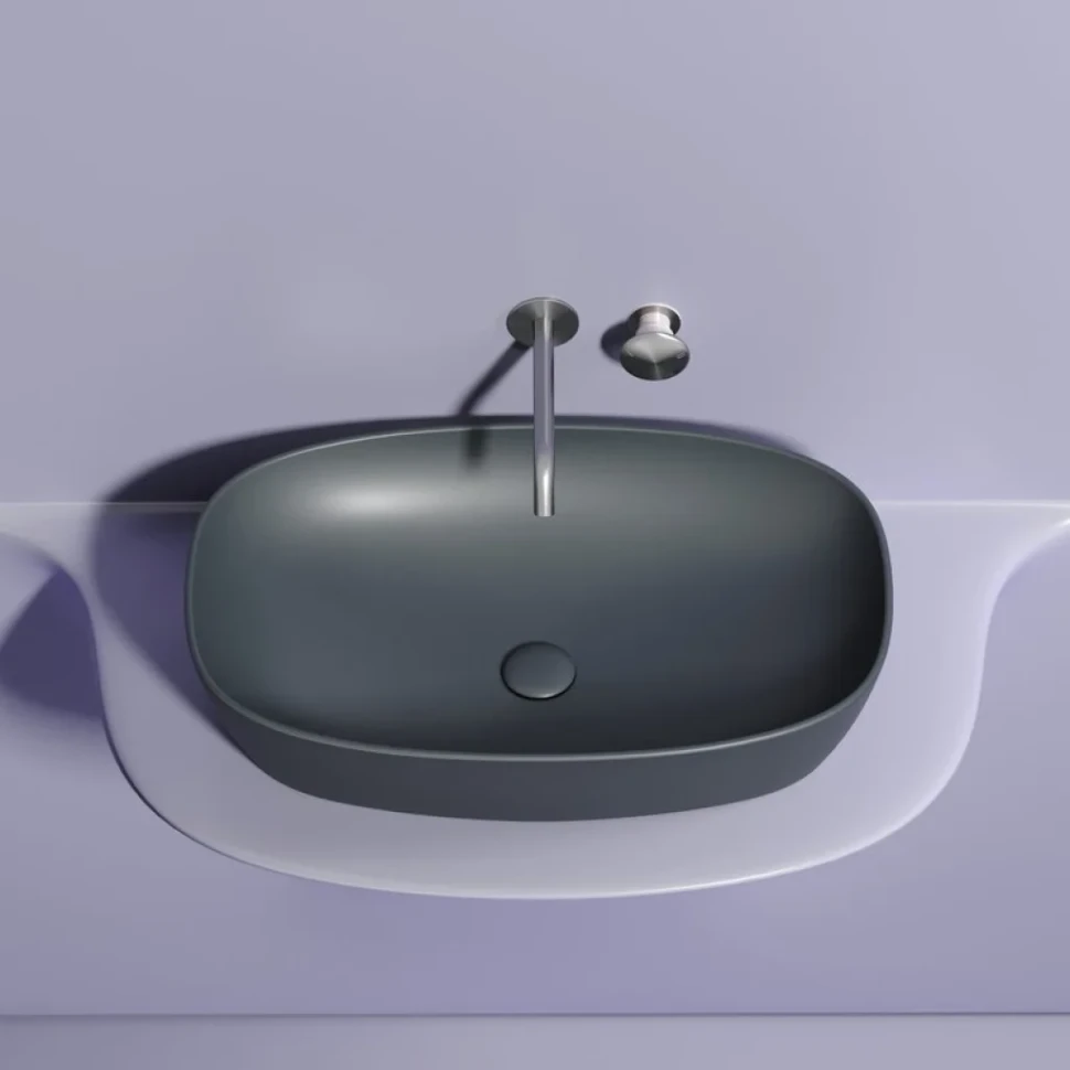 Накладная раковина Ceramicanova Element CN6049MDH темный антрацит матовая