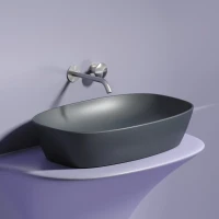 Накладная раковина Ceramicanova Element CN6049MDH темный антрацит матовая