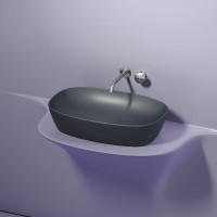Накладная раковина Ceramicanova Element CN6049MDH темный антрацит матовая