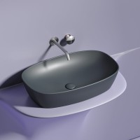 Накладная раковина Ceramicanova Element CN6049MDH темный антрацит матовая