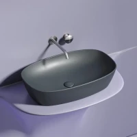 Накладная раковина Ceramicanova Element CN6049MDH темный антрацит матовая