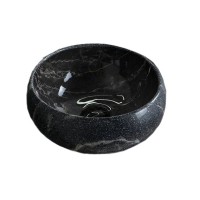 Накладная раковина GID Esfera Mnc480 32 под глянцевый камень, круглая, фаянс