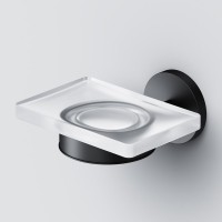 Мыльница AM.PM X-Joy A85A34222 настенная, стеклянная, черная