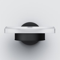 Мыльница AM.PM X-Joy A85A34222 настенная, стеклянная, черная