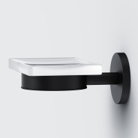 Мыльница AM.PM X-Joy A85A34222 настенная, стеклянная, черная