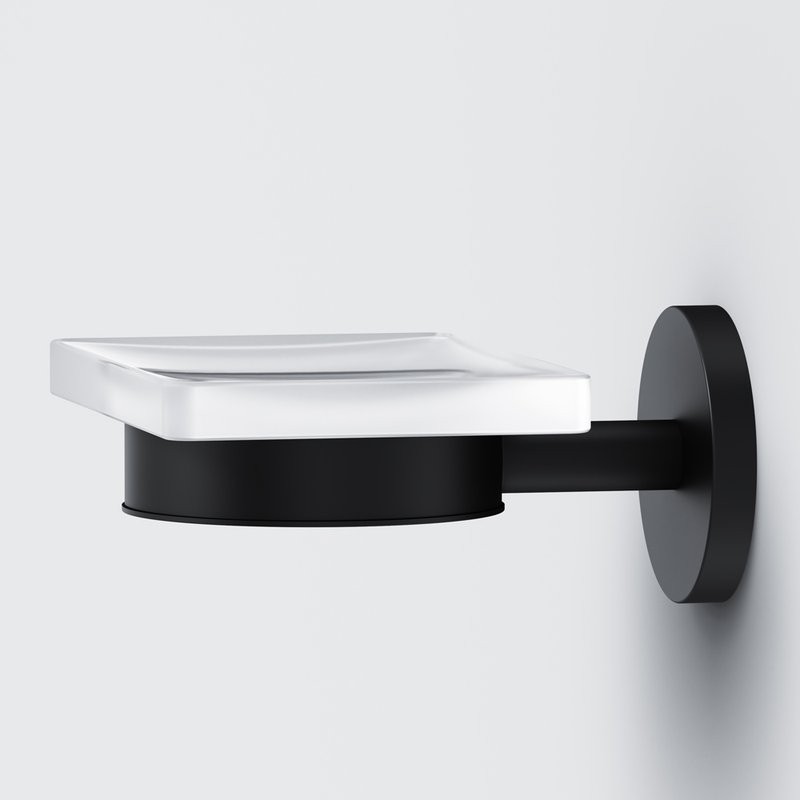 Мыльница AM.PM X-Joy A85A34222 настенная, стеклянная, черная