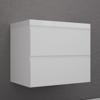 Тумба с раковиной Style Line Манхэттен 70 подвесная, белая, раковина Andrea Classic 70