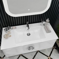 Тумба под раковину Opadiris Ибица 120 подвесная, фурнитура хром