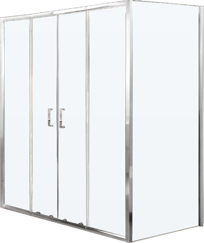 Душевой уголок BelBagno Unique UNIQUE-AH-21-150/180-100-C-Cr