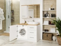 Мебель для ванной комнаты Misty Респект 120 R, под стиральную машину
