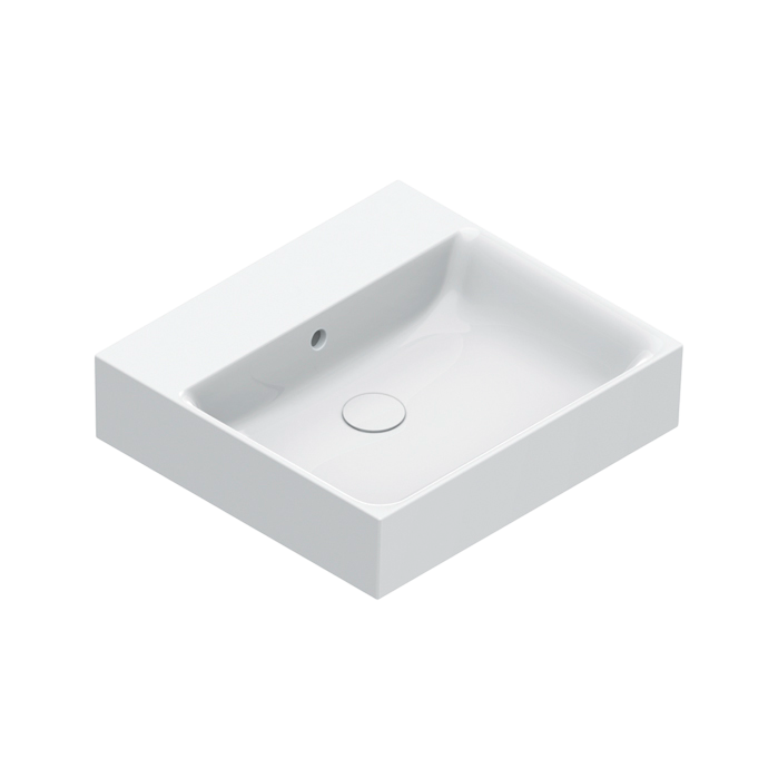 Раковина подвесная Catalano Premium 0220500001 50х47 глянцевая белая, прямоугольная