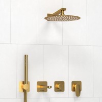 Душевой комплект Wasserkraft Havel A3651.283.284.180.259.285.194.286 С ВНУТРЕННЕЙ ЧАСТЬЮ, золото