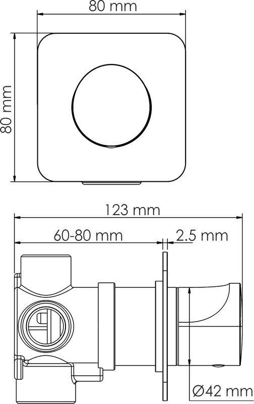Душевой комплект Wasserkraft Havel A3651.283.284.180.259.285.194.286 С ВНУТРЕННЕЙ ЧАСТЬЮ, золото