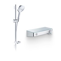 Душевой комплект Термостат Hansgrohe Ecostat Select 13171000 для душа + Гарнитур Raindance Select E 120 26620000
