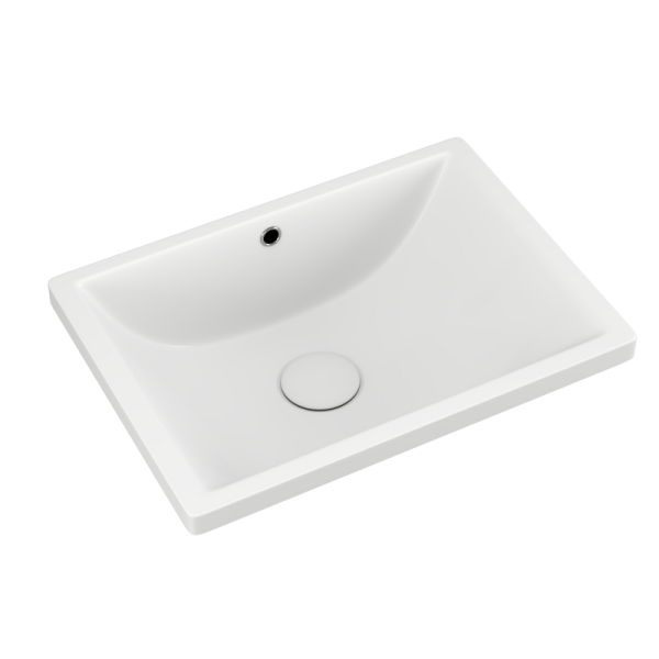 Накладная раковина D&K Berlin 45 белая