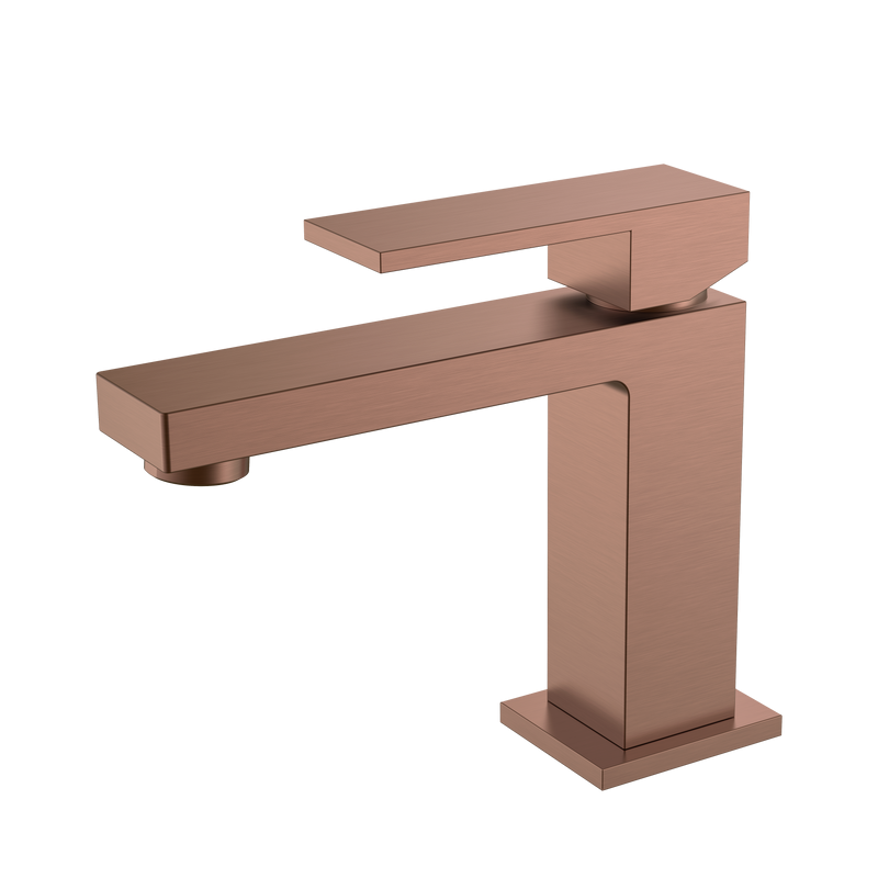 Смеситель для раковины Boheme Qubic 471-BRB brushed bronze