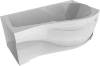 Акриловая ванна Alex Baitler Orta R 170x90 см, угловая, правая, встраиваемая, белая, асимметричная, с экраном