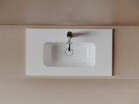 Раковина накладная Ceramicanova Compact 710x395x170, белый, CN7029