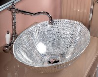 Накладная раковина Armadi Art NeoArt 815 51 серебро, овальная