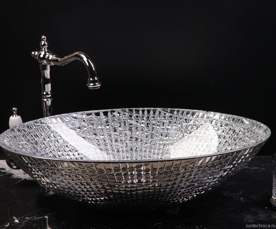 Накладная раковина Armadi Art NeoArt 815 51 серебро, овальная