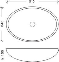 Накладная раковина Armadi Art NeoArt 815 51 серебро, овальная