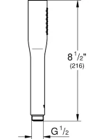 Душевая лейка Grohe Cosmopolitan 22126KF0 фантомный черный Душевая лейка Grohe Cosmopolitan 22126KF0 фантомный черный
