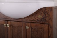 Тумба с раковиной ASB-Woodline Салерно 80 орех антикварный