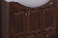 Тумба с раковиной ASB-Woodline Салерно 80 орех антикварный