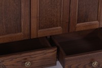 Тумба с раковиной ASB-Woodline Салерно 80 орех антикварный