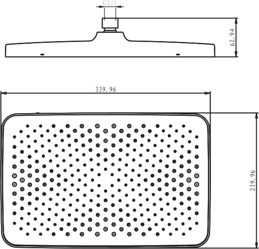 Верхний душ Raglo R451.52 хром