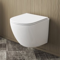 Комплект Унитаз подвесной Owl 1975 Vind TOWLT190302 безободковый + Инсталляция AlcaPlast AM101/1120-4:1 RU M570-0001 кнопка смыва белая