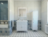 Зеркало Caprigo Borgo 80 белое Зеркало Caprigo Borgo 80 белое