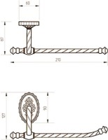 Держатель туалетной бумаги Migliore Edera 16911 хром