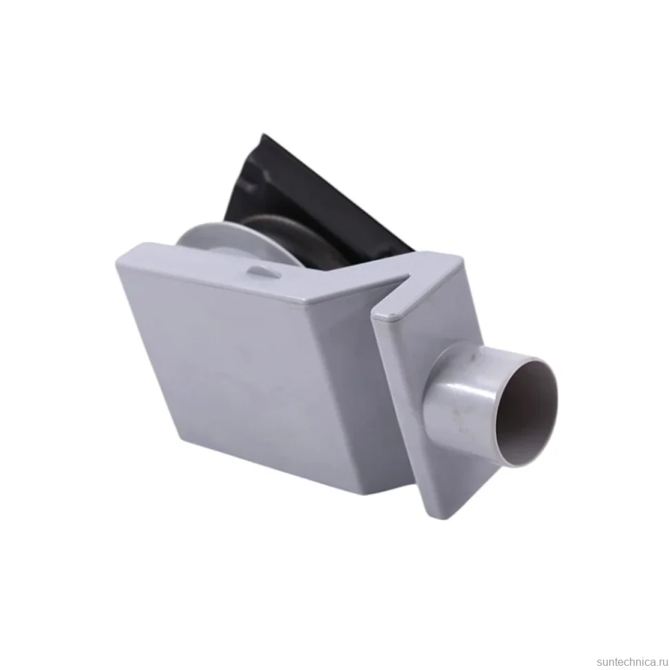Душевой трап Plumberia Selection PS Stones PSS13NO 13x13, в пол, матовый черный, с сифоном