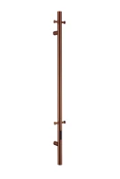 Полотенцесушитель электрический Boheme Uno 726-BRB 150x10 см, скрытое подключение, брашированная бронза, I-образный
