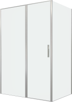 Душевой уголок Allen Brau Priority 140x100, профиль серебро браш, стекло прозрачное