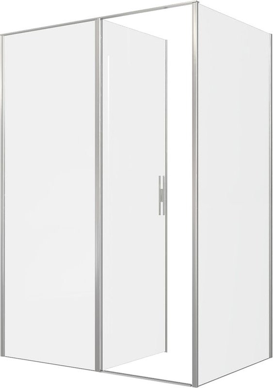 Душевой уголок Allen Brau Priority 140x100, профиль серебро браш, стекло прозрачное